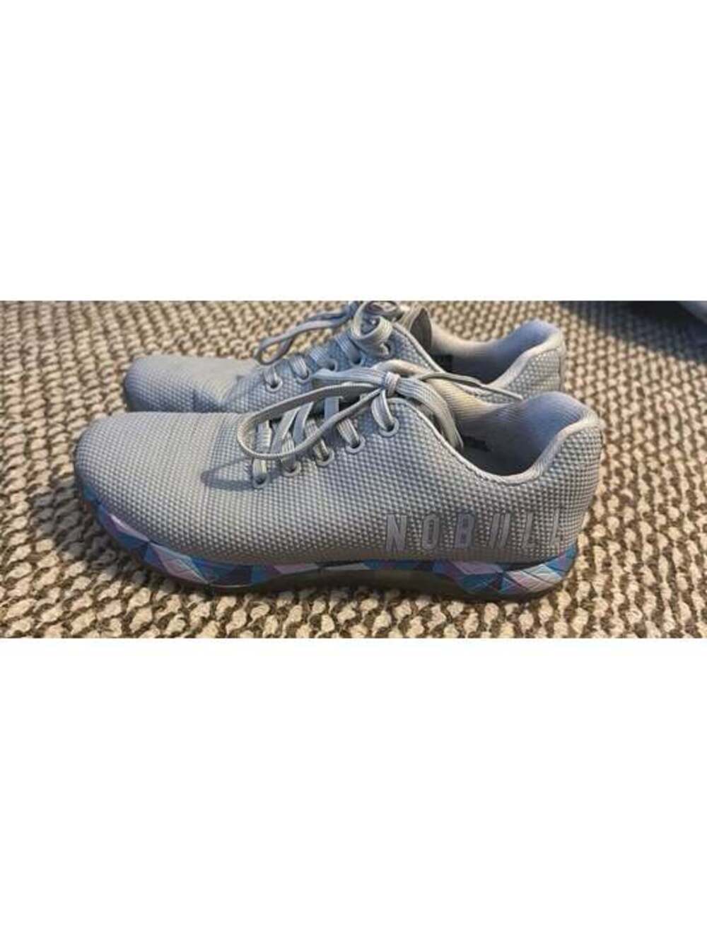 Nobull Arctic Prism Outwork SuperFabric Light Gray Women's Size 8 Men's 6.5